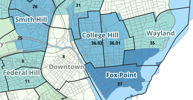 Providence Census Geography Map