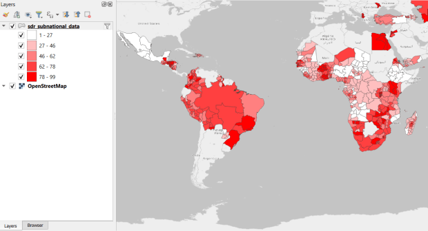 USAID Spatial Indicators Data