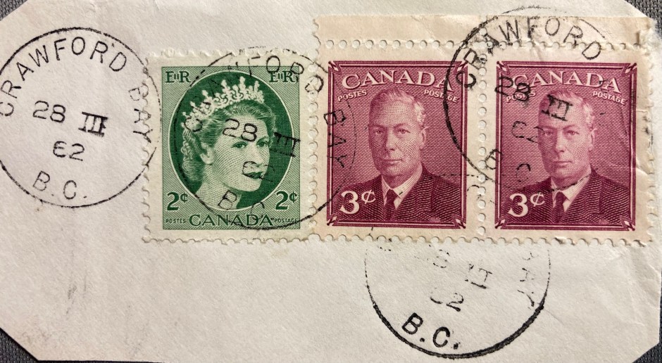 Canada stamps 1962