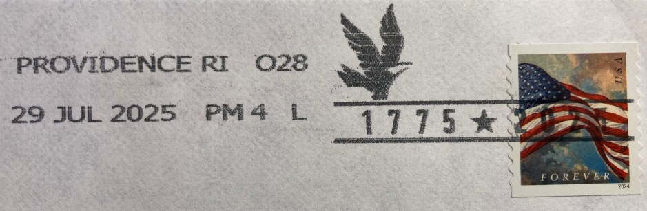 US 2020s postmark