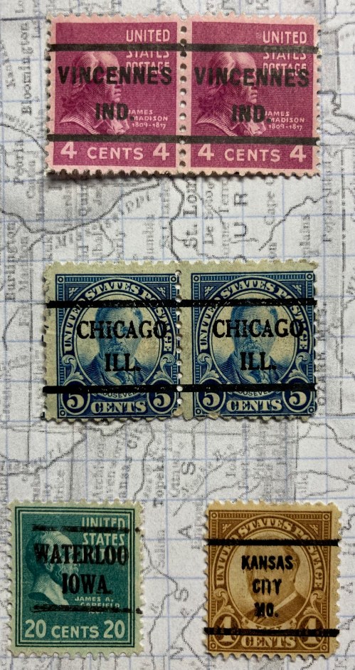 US precanceled stamps