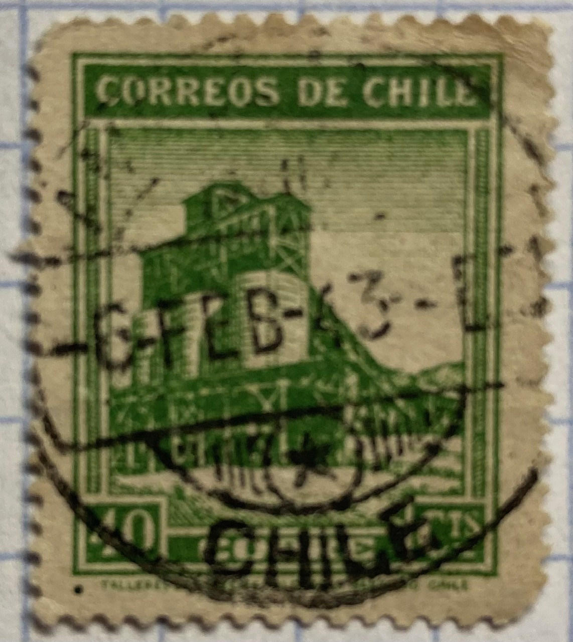 Chile postmark