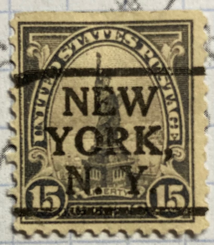 US NYC precancel