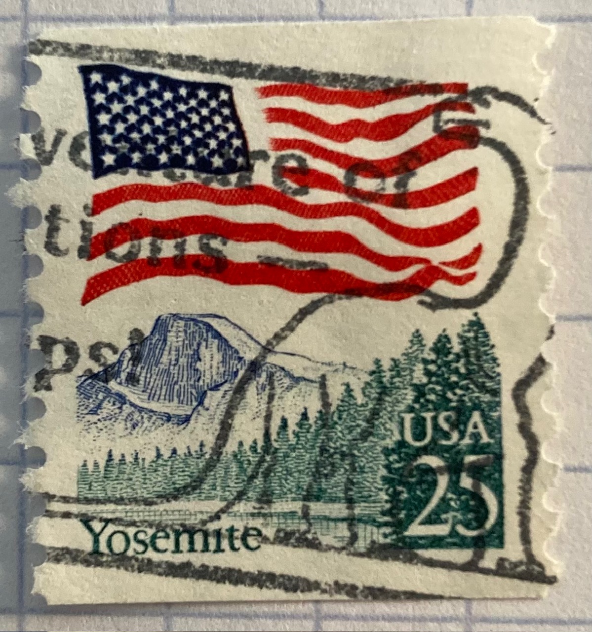 US Yosemite stamp